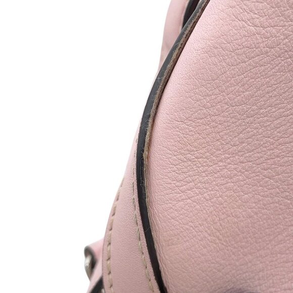 FENDI Bolsa Vitto Dolce Studded Shoulder Bag Leather Pink - Picture 6 of 16